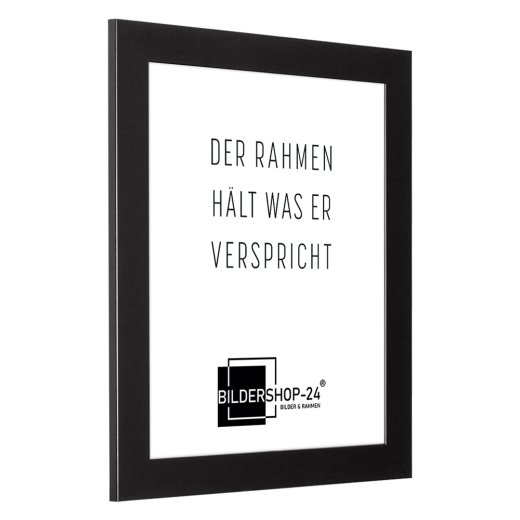 Bilderrahmen modern stabil Karo Schwarz Rahmen für Bilder Urkunden Poster Farbe & Größe wählbar