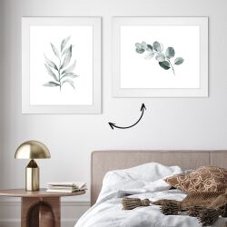 Bilderrahmen modern stabil Karo Schwarz Rahmen für Bilder Urkunden Poster Farbe & Größe wählbar