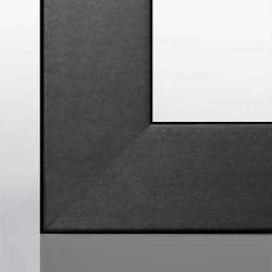 Bilderrahmen modern stabil Karo Schwarz 13 X 18 cm Rahmen für Bilder Urkunden Poster Farbe & Größe wählbar