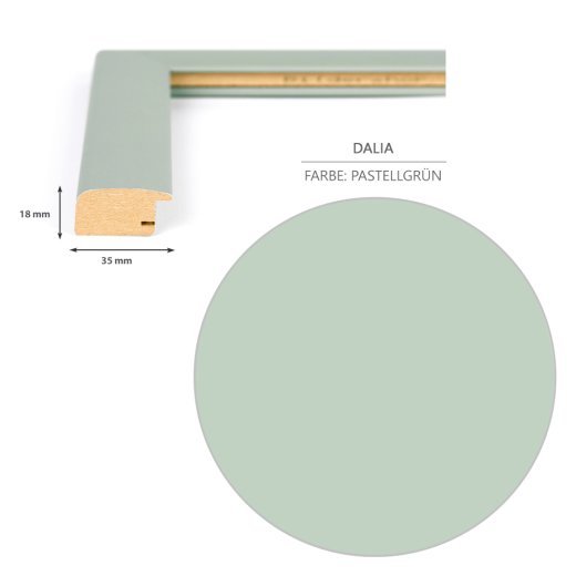 Bilderrahmen modern stabil Dalia Pastell Farben Rahmen