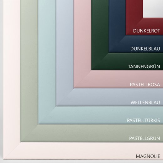 Bilderrahmen modern stabil Dalia Pastell Farben Rahmen