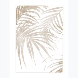 Palmenblatt beige 1