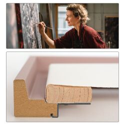 Schattenfugenrahmen Lema für Keilrahmen und Leinwandbilder