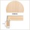 Schattenfugenrahmen HAMBURG 20x20cm Natur (unbehandelt)