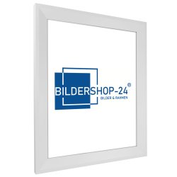 Bilderrahmen ("Ria") 84X118,8cm (DIN A0) Weiß (matt) (Antireflex)