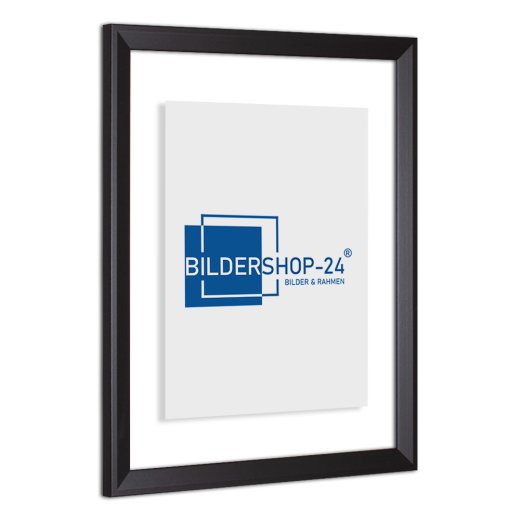 Doppelglas-Bilderrahmen (PRIO) 13X18cm Schwarz (matt)