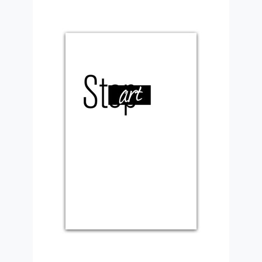 St(op)art als Kunstdruck 50x70cm