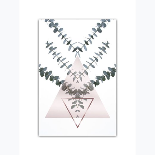 Eukalyptus Triangel als Kunstdruck 21x30cm