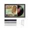 Schallplatten Rahmen VARIO36 Schallplattenrahmen in Schwarz(matt)/Weiß (matt)/Mattsilber für Vinyl Schallplatten und Cover