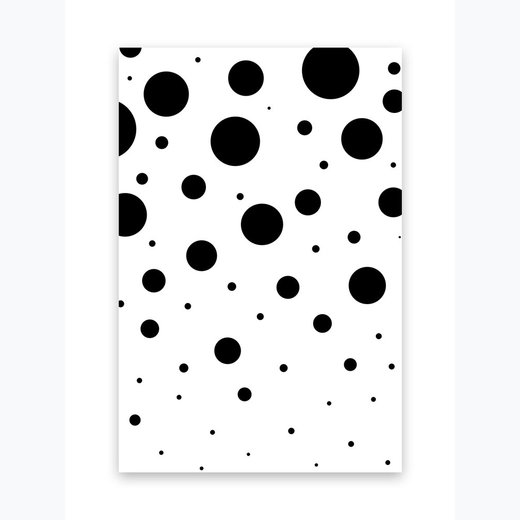 Schwarze Punkte 1 als Kunstdruck 21x30cm
